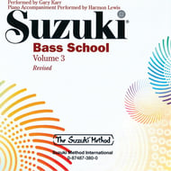 SUZUKI BASS SCHOOL #3 CD cover